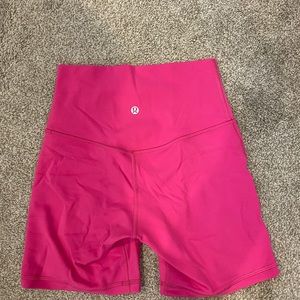Lululemon sonic pink align shorts